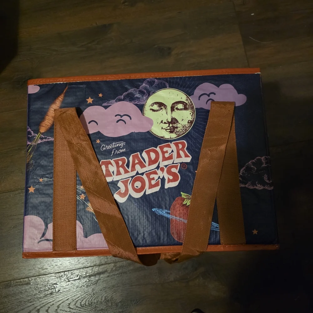 Trader JoeS vibrant tote